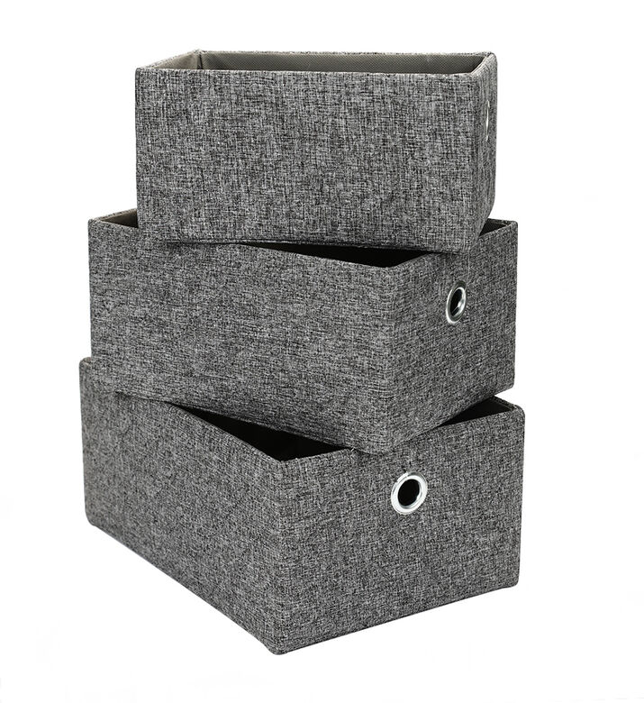 سلة خياطة القماش مستطيلة