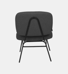 Home Deco and More Almeda Lounge Chair, Anthracite, Packshot View