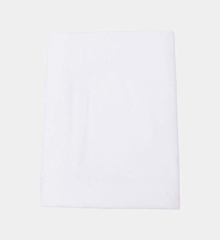 Jacquard Vegetal Mood Cotton Tablecloth, White, 150x220-cm, Packshot View