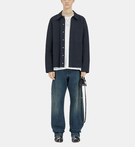 جاكيت قطن بتصميم غير رسمي