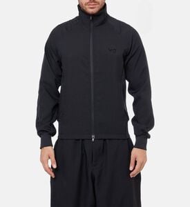 Y-3 Tonal Logo-detail Striped Jacket, Model View