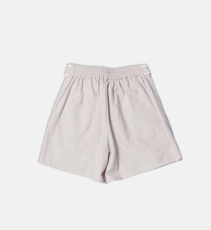 Cotton High-waist Shorts