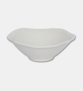 Home Deco and More Signature Ceramic Small Serving Bowl Set Of 4, White, S, Packshot View