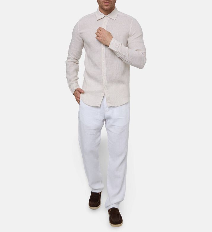 Galeries Lafayette Shirt Pilinstri, Beige, S, Model View