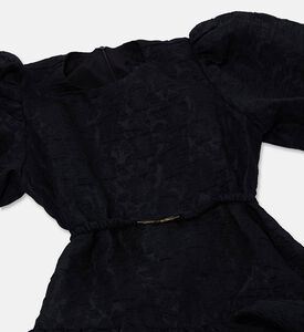 Poca and Poca Puffy Short-sleeve Layered Dress, Packshot View