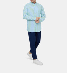 Dobby Striped Button-down Shirt