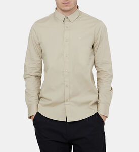 Slim Cotton Poplin Stretch Shirt