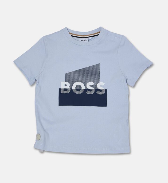 Boss Ts Ss, Blue, 18m, Packshot View