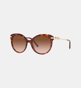 Cat-eye Tortoiseshell Pattern Sunglasses 55
