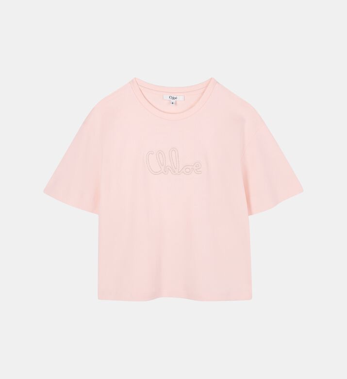Logo-print Short-sleeve Cropped T-shirt