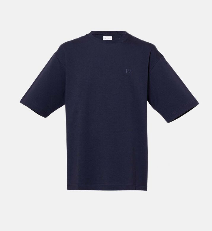 تيشيرت قطن فضفاض بلون بنفسجي