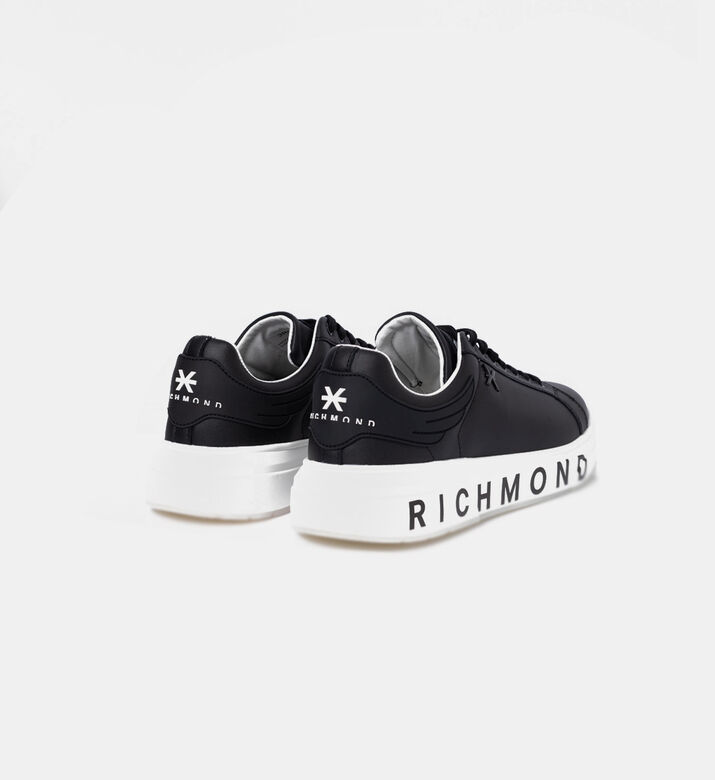 Logo Printed Eco Leather Sneakers