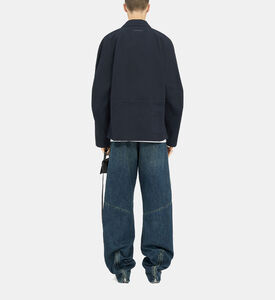 جاكيت قطن بتصميم غير رسمي