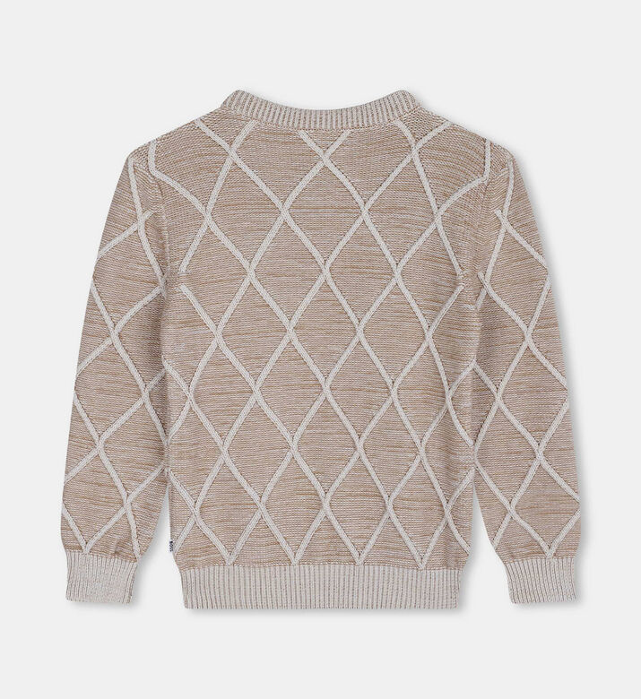 Embroidery Rhombic Pullover