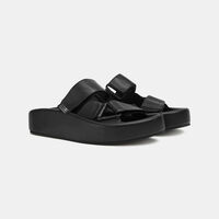 Almond-toe Platform Sandals