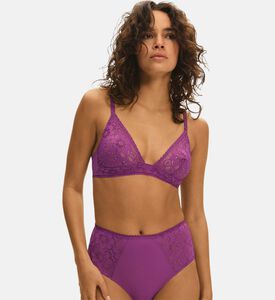 براليت بأسلاك داخلية بزخارف زهرية دانتيل فرنسي