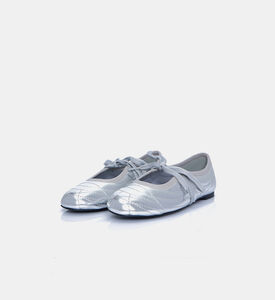 حذاء باليه إيريكا برباط وخطوط خارجية