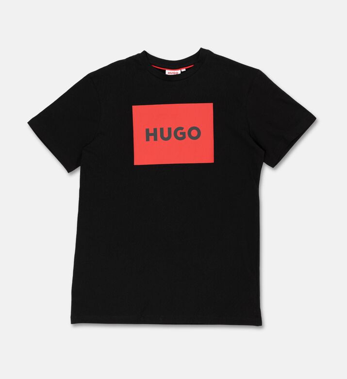 Hugo Casual Short-sleeve T-shirt, Black, 16y, Packshot View