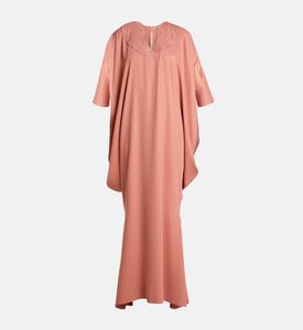 قفطان سلمى بقصّة منسدلة بتصميم أوراق شجر