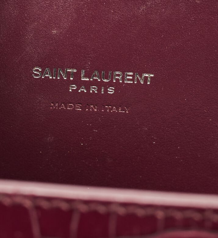 Yves Saint Laurent Saint Laurent Croc-embossed Leather Classic Tote Bag, Packshot View