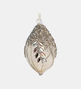 Embellished Glass Drop Ornament Embellished Glass Drop Ornament