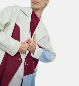 Martan Tijmen Patchwork Coat, Model View