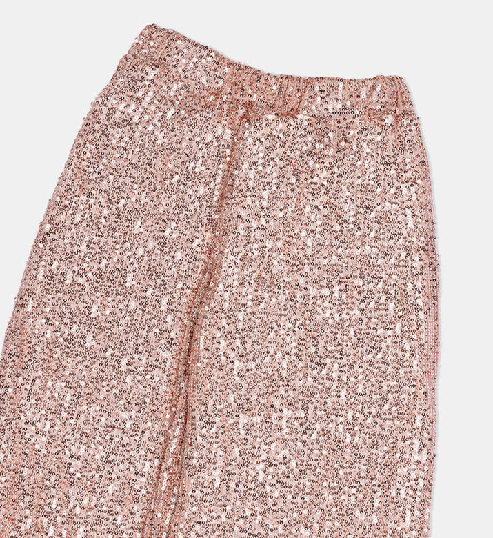 Girl Sequin Embellished Pants