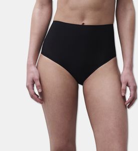 Chantelle High-rise Seamless Edges Full Briefs, Navy, Model View