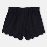 Scalloped Hem Shorts