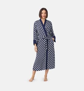 Inked Logo-print Belted Robe