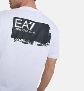 تيشيرت قطن بطبعة شعار