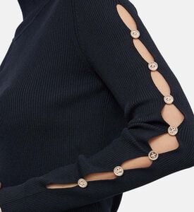 Fitted Ribbed Knitted Shirt Fitted Ribbed Knitted Shirt