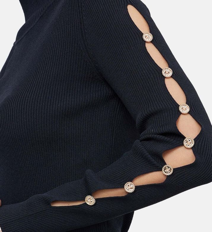 Fitted Ribbed Knitted Shirt Fitted Ribbed Knitted Shirt