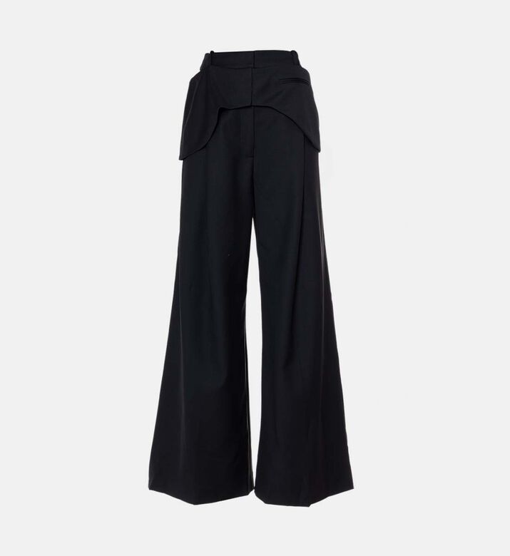 Natalini Saddle-detail Pants
