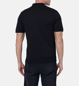 Zipped Knitted Polo