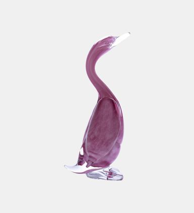 Duck Look Up Crystal Sculpture