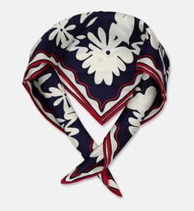 Galeries Lafayette Scarf Oana, Dark-blue, Packshot View