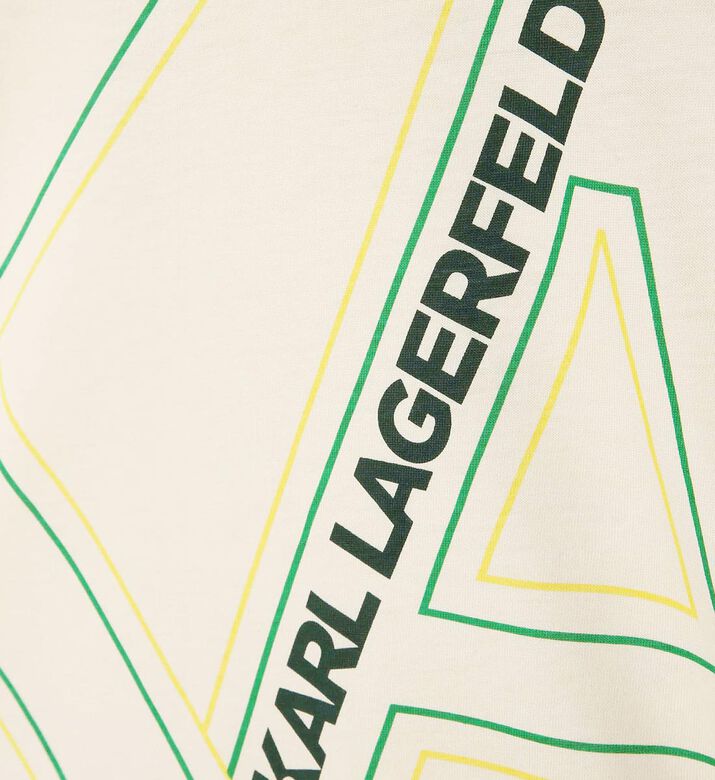 تي شيرت من القطن العضوي بشعار موسمي