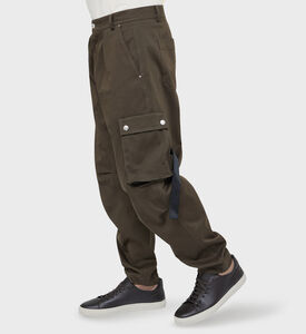 Cotton Grosgrain Details Cargo Pants Cotton Grosgrain Details Cargo Pants