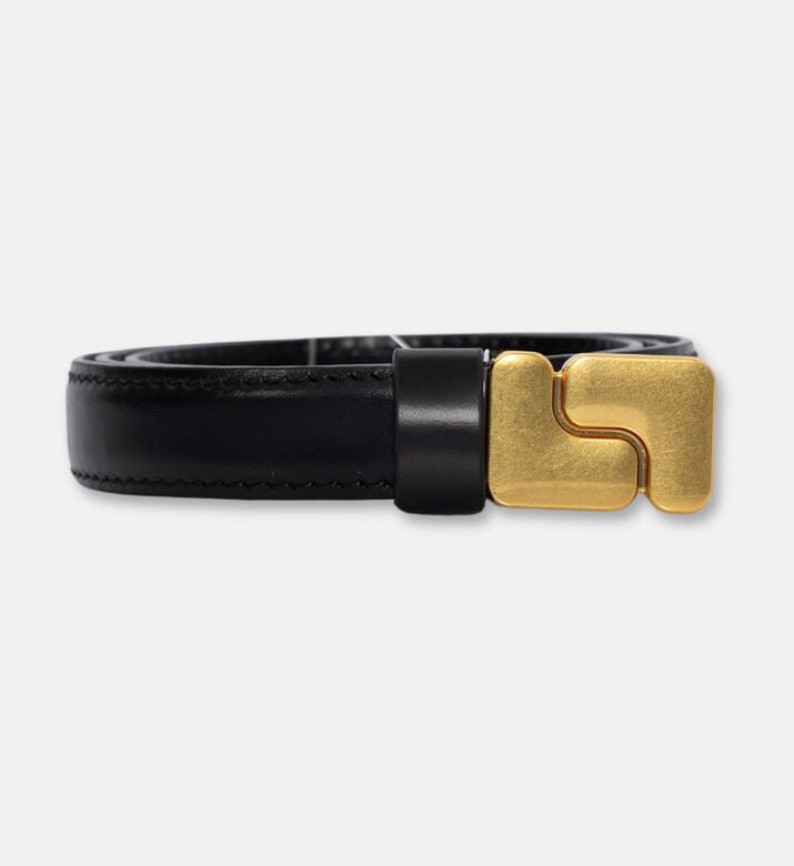 Soeur Ninon Mini Slim Belt, Black, 70, Packshot View
