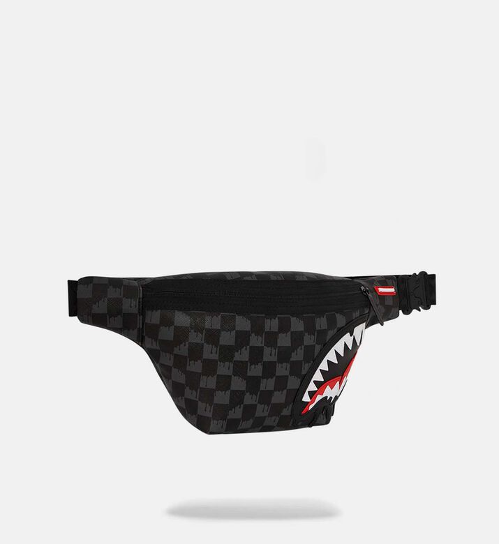 Drip Check Shark Crossbody Bag