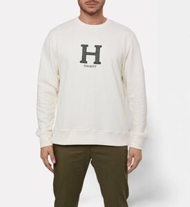 Hackett London Heritage Logo-print Long-sleeve Sweater, Model View