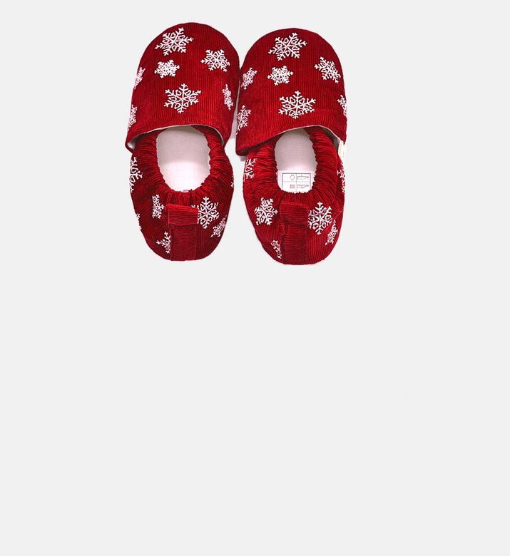 حذاء كريسماس موكاسان مانع للانزلاق