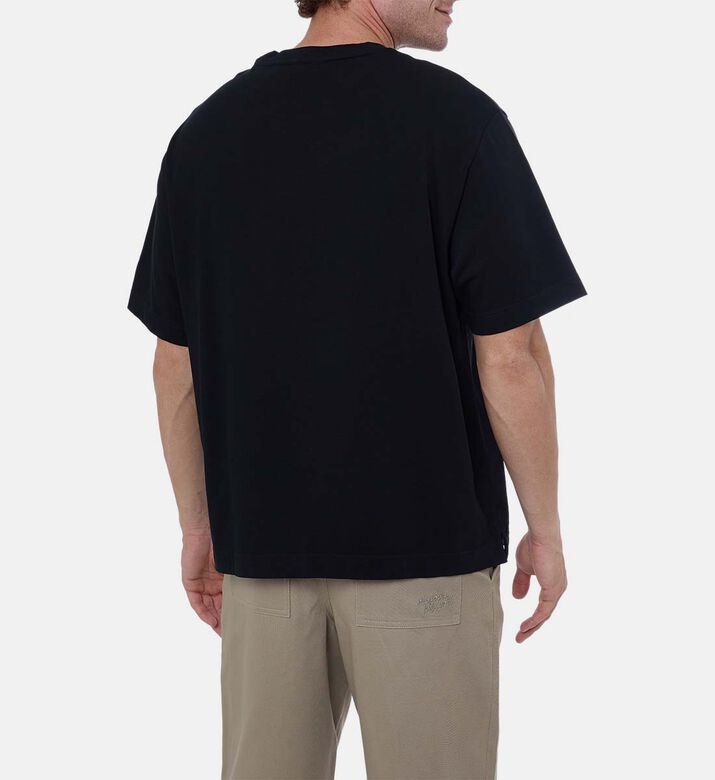 Fox-embroidery Short-sleeve T-shirt