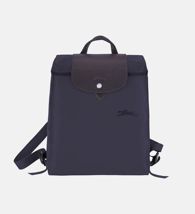 Le Pliage Cowhide Flap Logo Backpack