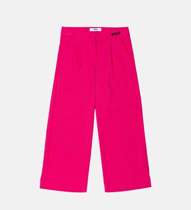 Flannel Pleated Pants Girl