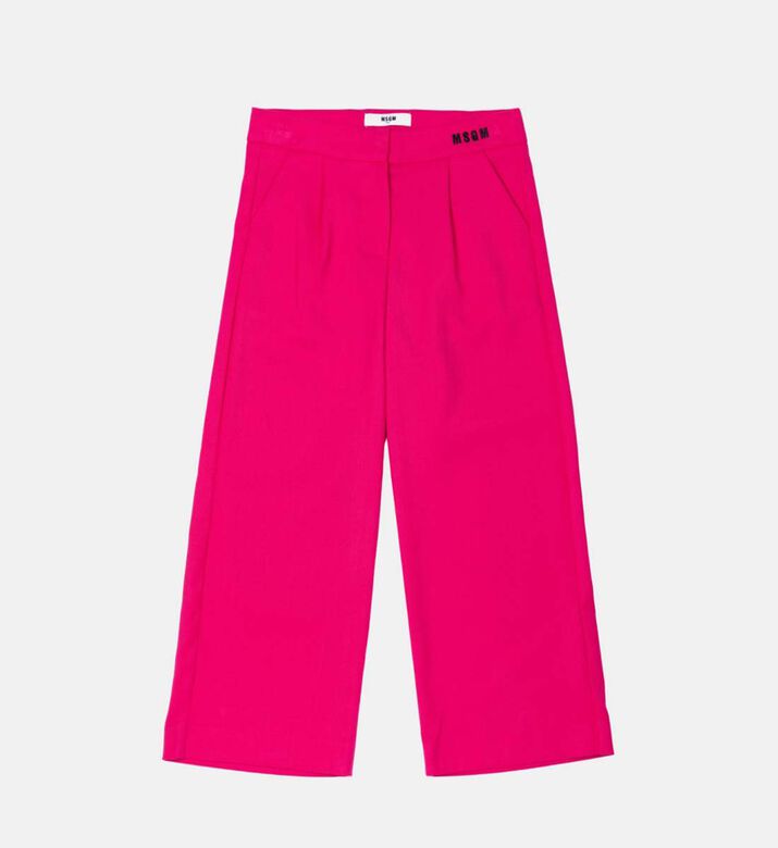 Flannel Pleated Pants Girl