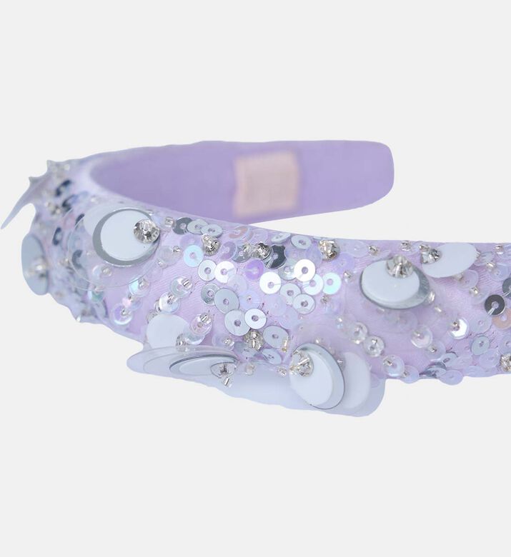 Satin Sequin Embellished Headband