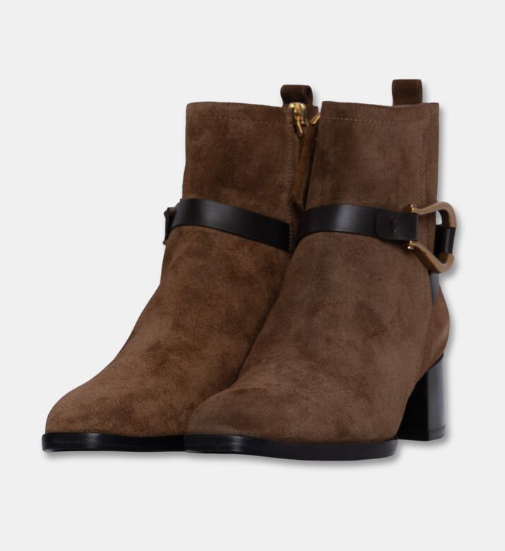 Roberto Festa Cala Suede Ankle Boots, Dark-brown, Eu-41, Packshot View