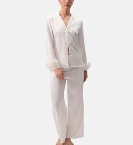Rya Sweetie Buttoned Pajama Set, Model View